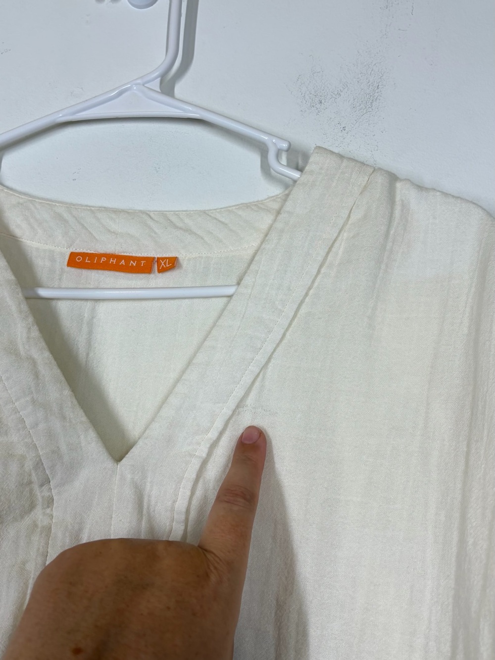 Oliphant Short Sleeve Top Size XL - Picture 6 of 8